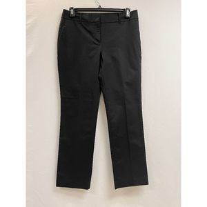 Ann Taylor Women's Mid-rise Straight leg Trouser Dress Pants Black Size 10